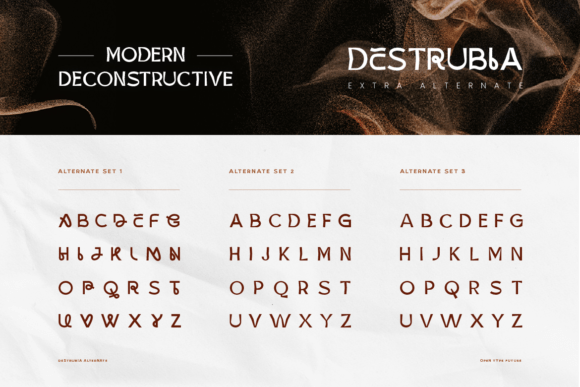 Destrubia Font - Preview 4