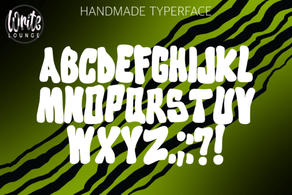 Groovy Bubbler Font PNG with transparent background - Preview 1