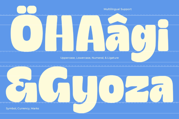 Gyoza Font - Preview 3