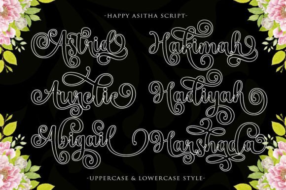 Happy Asitha Script Font - Preview 2