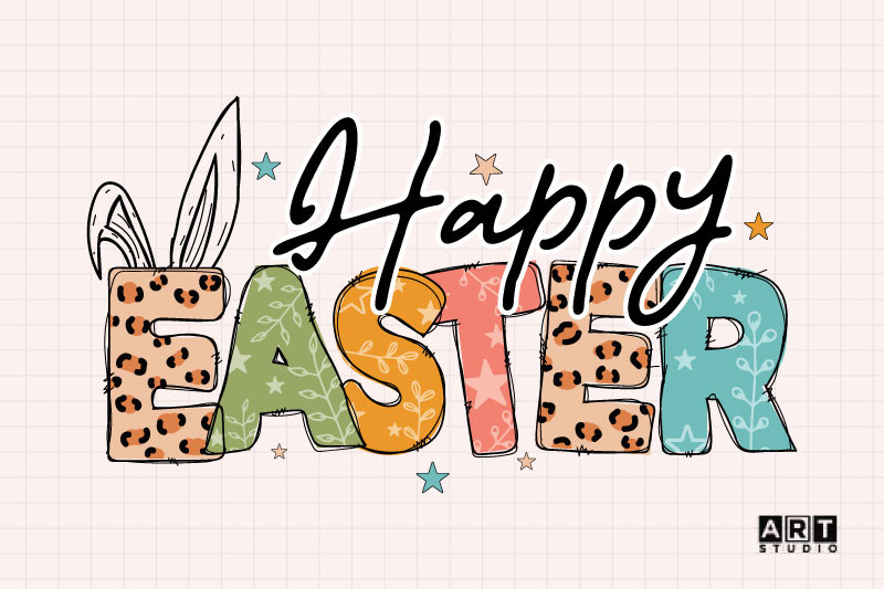 Happy Easter Sublimation Graphic by CraftArtStudio · Creative Fabrica