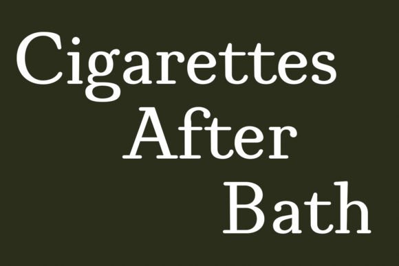 Kosther Font font preview - 5