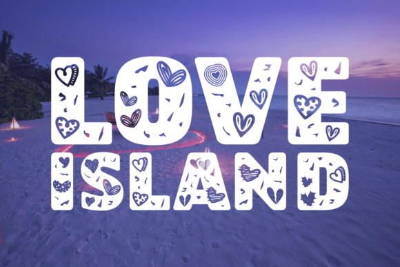 Loved Ones Font PNG with transparent background - Preview 4