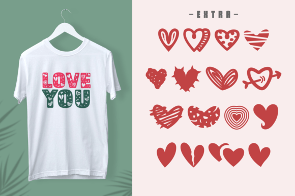 Loved Ones Font PNG with transparent background - Preview 6