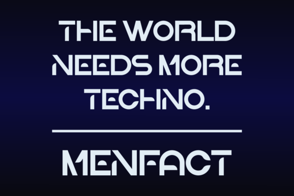 Menfact Font PNG with transparent background - Preview 2