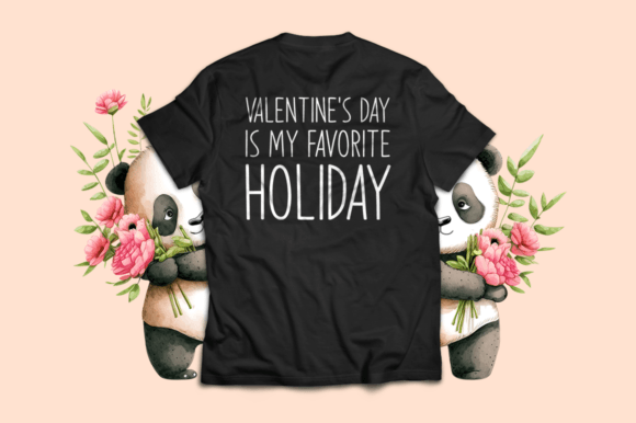 Panda Couple Font PNG with transparent background - Preview 2