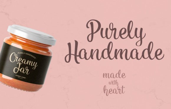 Peach Jelly Font PNG with transparent background - Preview 1