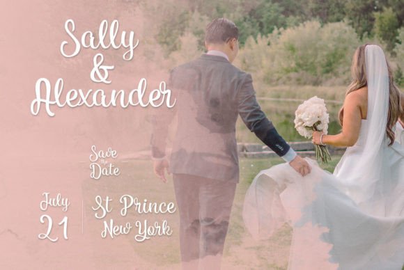 Peach Jelly Font PNG with transparent background - Preview 3