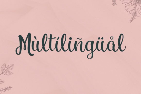 Peach Jelly Font PNG with transparent background - Preview 5