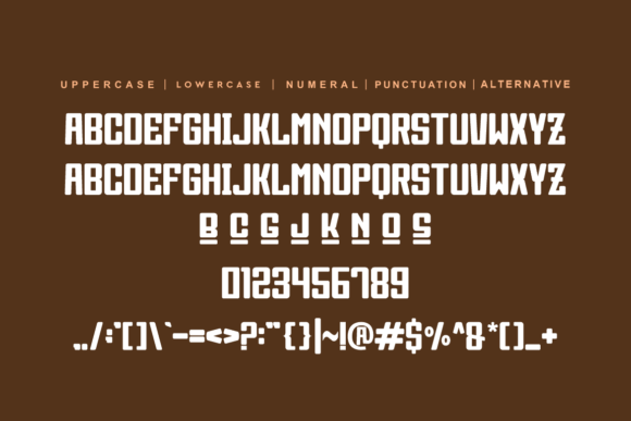 Rocky Ngobong Font PNG with transparent background - Preview 4
