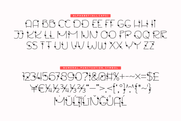 Save Love Font PNG with transparent background - Preview 4