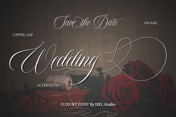 Saverny Font PNG with transparent background - Preview 2