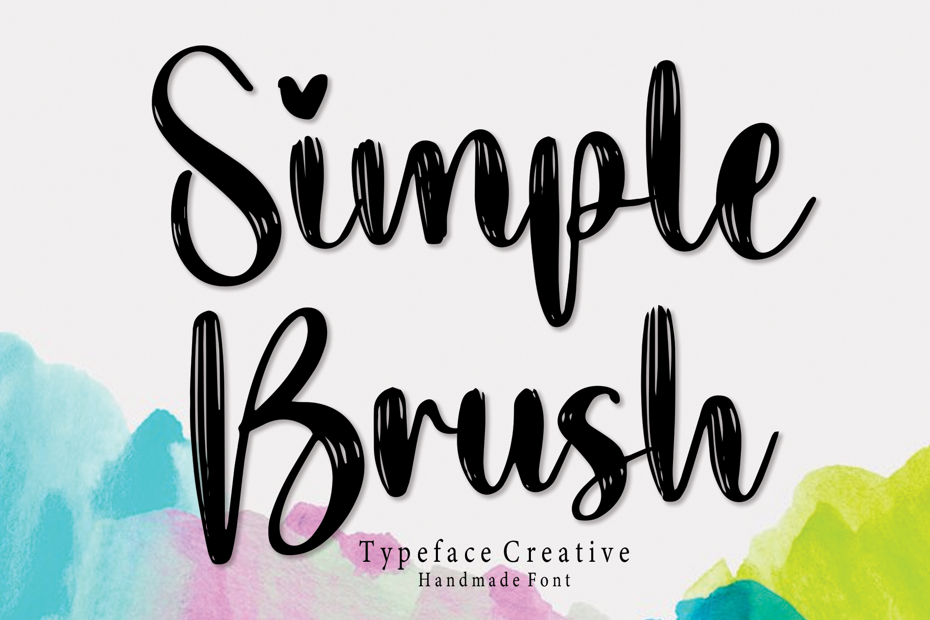 Simple Brush Font by andikastudio · Creative Fabrica font preview