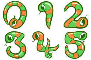 Snake Lettering N Snake Illustration Lettering Font Type Graphic by squeebcreative ...