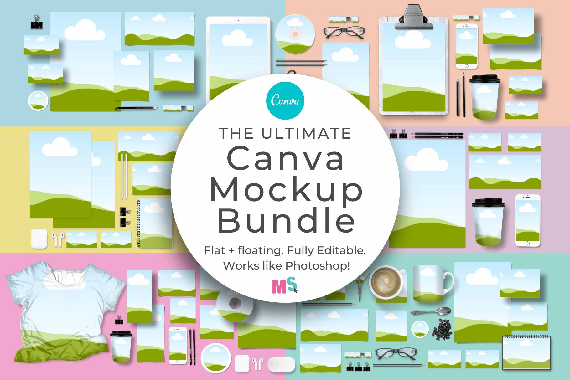 Ultimate Canva Mockup Bundle