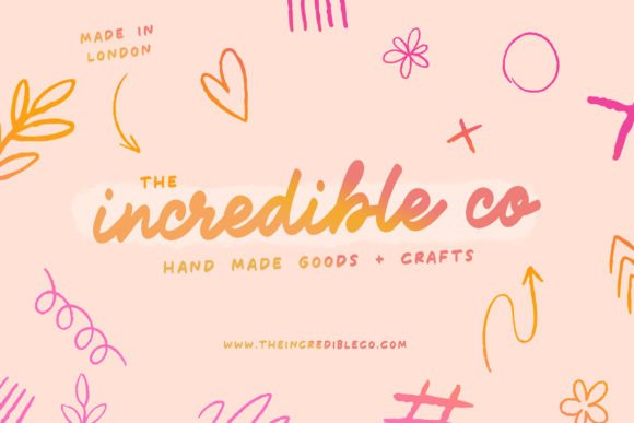 Awesome Incredible Amazing Font PNG with transparent background - Preview 2