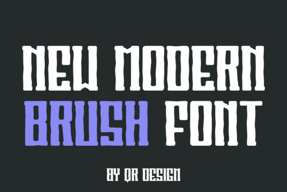 Belang Keslomot Brush Font - Preview 1