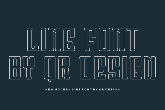 Belang Keslomot Line Font - Preview 2
