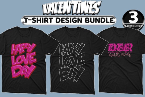 Best Valentine's T-shirt Design Bundle-3