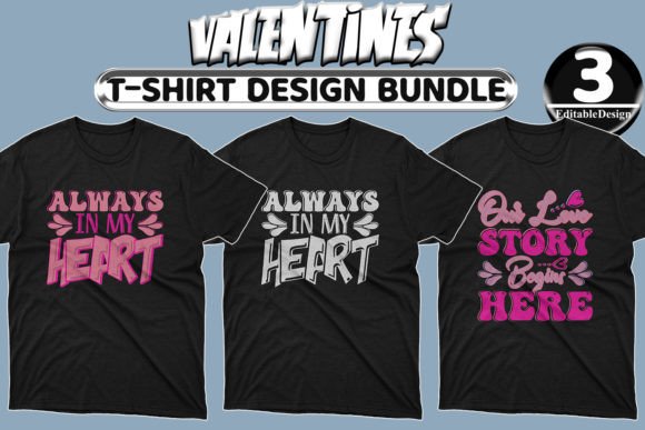 Best Valentine's T-shirt Design Bundle-5
