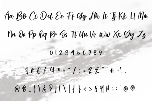 Calligraphy Font - Preview 4
