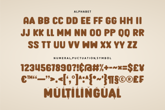Chocolate Flavoured Font - Preview 4