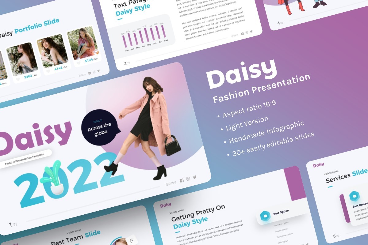 Presentación de moda Daisy