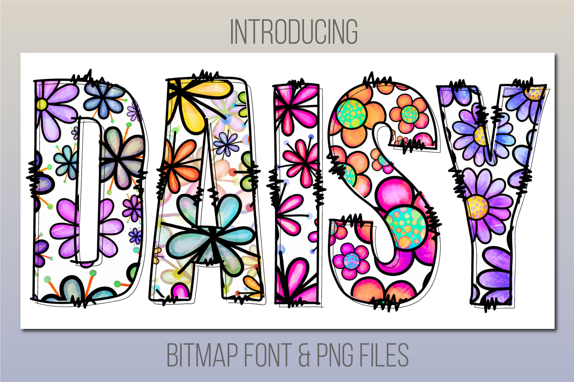 Daisy Font by Nobu Collections · Creative Fabrica
