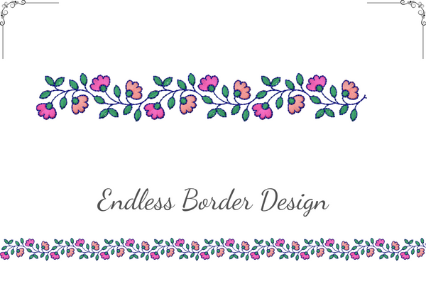 Floral Endless Border