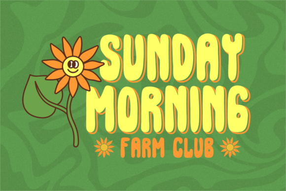 Funky Juice Font PNG with transparent background - Preview 1