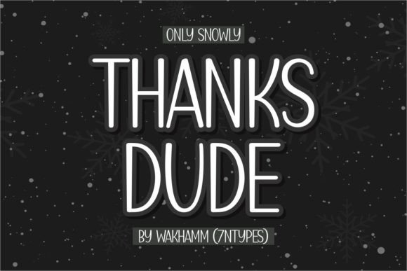 Only Snowly Font PNG with transparent background - Preview 5