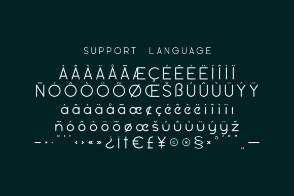Qa Ponds Font PNG with transparent background - Preview 3
