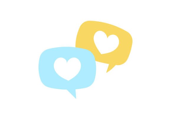 Valentine Couple Love Message Icon
