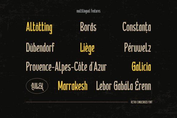 Aillek Font - Preview 4