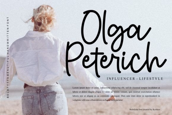 Belofytta Font font preview - 4
