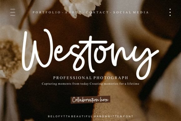 Belofytta Font font preview - 5