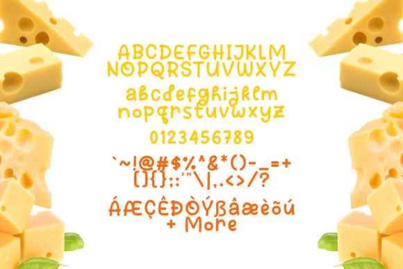 Cheese Bread Font - Preview 4