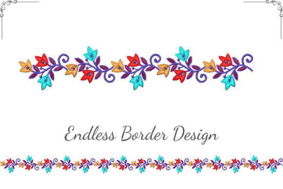 Endless Floral Border