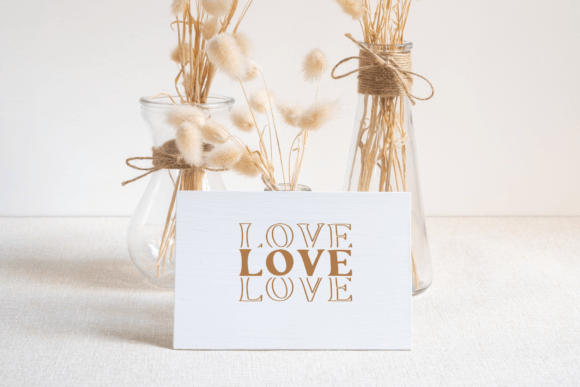 Flower Font - Preview 3