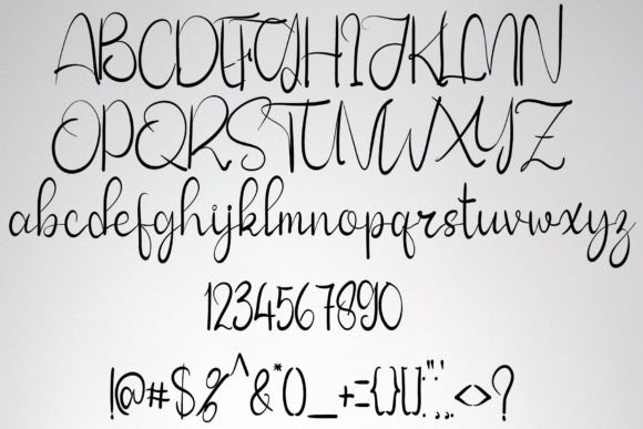 Gunjing Font PNG with transparent background - Preview 4