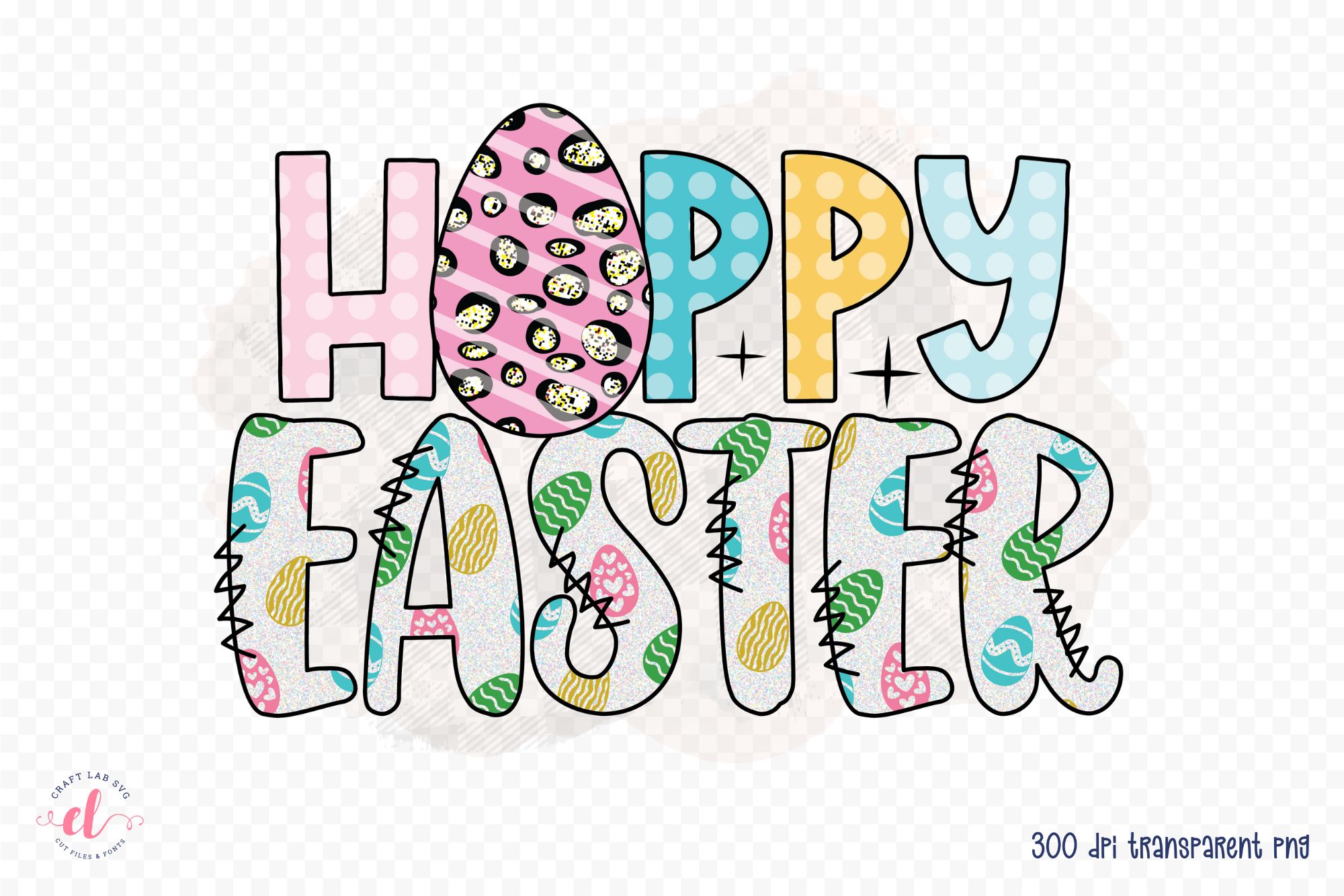 Hoppy Easter - Easter Sublimation Design Graphic by CraftlabSVG ...