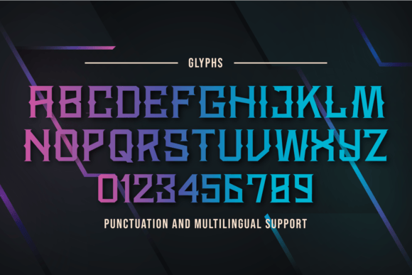 Jurasick Uppercase Font PNG with transparent background - Preview 1