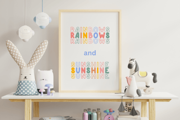 Popple Font PNG with transparent background - Preview 4