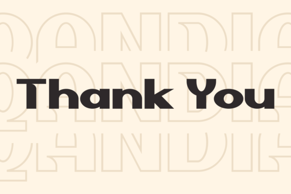 Qandia Font PNG with transparent background - Preview 3