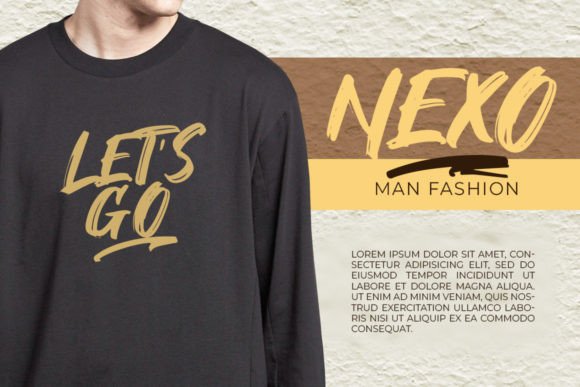Shock Brat Font PNG with transparent background - Preview 2