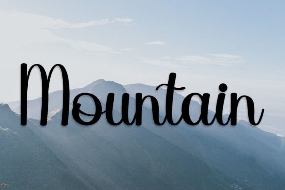 Simple Sunday Font PNG with transparent background - Preview 1