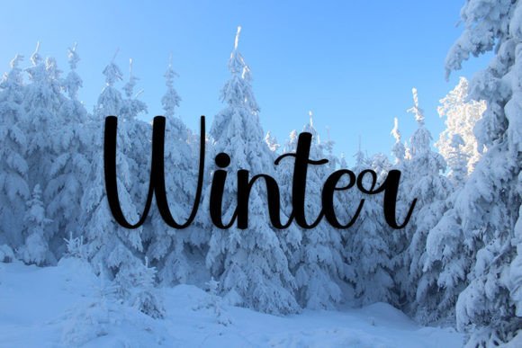 Simple Sunday Font PNG with transparent background - Preview 2