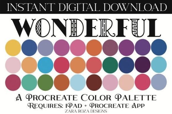 Wonderful Procreate Color Palette