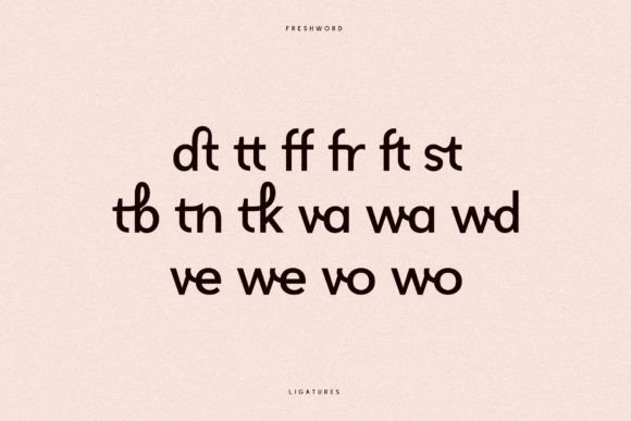 Freshwost Font PNG with transparent background - Preview 4