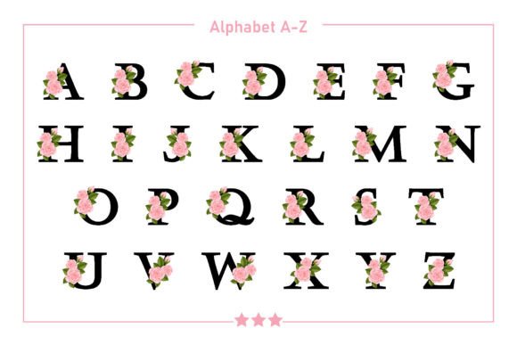 Aroma Monogram Font - Preview 1